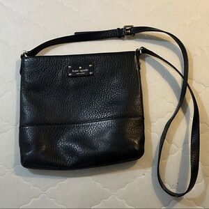 Kate Spade Black Leather Crossbody Purse
